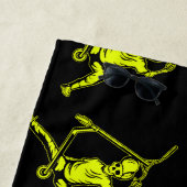 Serviette De Plage Pro Scooter Free Rider Traces (En situation)