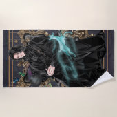 Serviette De Plage Professeur Anime Severus Snape assis (Devant)