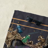 Serviette De Plage Professeur Anime Severus Snape assis (En situation)