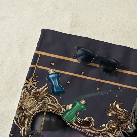 Serviette De Plage Professeur Anime Severus Snape assis (En situation)