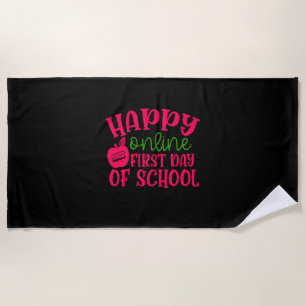 Serviette De Plage Professeur Cadeaux Joyeux En Ligne Premier Jour