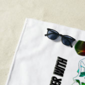 Serviette De Plage Professeur de musique cool (En situation)