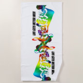 Serviette De Plage Professeur de musique cool (Devant)