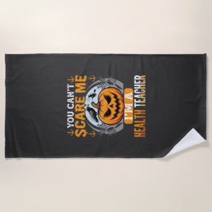 Serviette De Plage Professeur de santé Halloween Citrouille effrayant