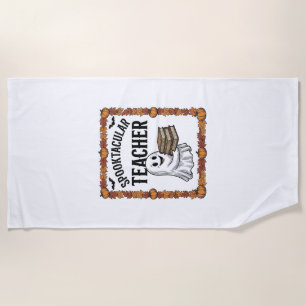 Serviette De Plage Professeur Halloween Fantastique Livres de Fantôme