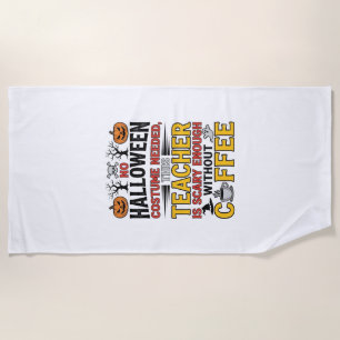 Serviette De Plage Professeur Halloween Pas de Costume Nécessaire Drô