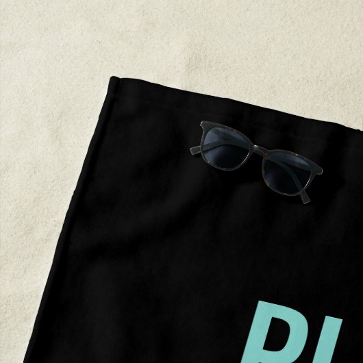 Serviette de plage professionnelle de répétition (En situation)