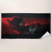 Serviette De Plage Profil Batman Red Bar (Devant)