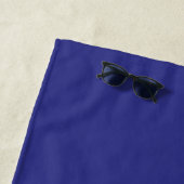 SERVIETTE DE PLAGE - PROFIL PATRIOTIQUE (En situation)