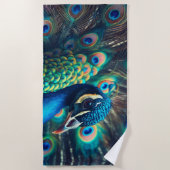 Serviette De Plage Profil Peacock (Devant)