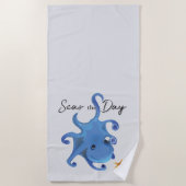 Serviette De Plage Profitez de la mer (Devant)