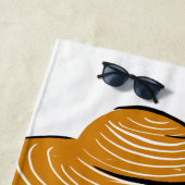 Serviette De Plage Profitez du soleil - maillot de bain bleu (En situation)
