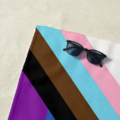 Serviette De Plage Progrès Fierté Arc-en-ciel Merica Gay America Pers (En situation)