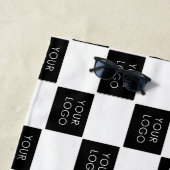 Serviette De Plage Promo du logo de l'entreprise professionnelle mode (En situation)