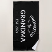 Serviette De Plage Promu À Grand-Mère Est. 2024 II (Devant)