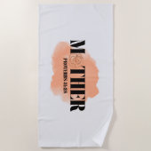 Serviette De Plage Proverbes 31:28 Mother Beach Towel - Basé sur la f (Devant)