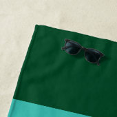 Serviette De Plage Puce et Lanterne verte (En situation)