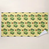 Serviette De Plage Puits vert encourageant drôle d'appui renversé (Devant)