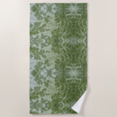 Serviette De Plage Pumpkin Leaf Macro (Devant)