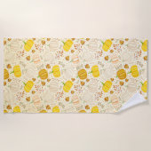 Serviette De Plage Pumpkins Autumn Fall Harvest Pattern (Devant)