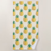 Serviette De Plage Punch d'ananas Héros Classique Tropical (Devant)