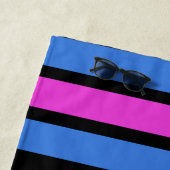 Serviette De Plage Punta Cana Dominicaine Retro Sunset Souvenir 80s (En situation)