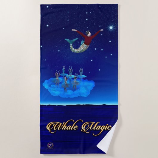 Serviette de plage Pure Magic ! Ballerinas flottan (Devant)