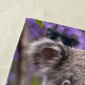 Serviette De Plage Purple Jacaranda Koala Ours, (En situation)