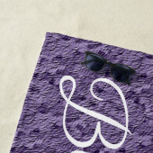 Serviette De Plage Purple moderne (En situation)