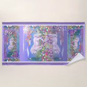 Serviette de plage Purple Paradise (Devant)