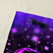 Serviette De Plage Purple Rose Elephant Dans La Nu (En situation)