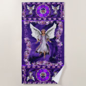 Serviette de plage Purple Soul (Devant)