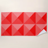 Serviette De Plage Pyramides rouges (Devant)