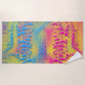 Serviette De Plage PYTHON - moderne fractale décorative - (Devant)