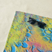 Serviette De Plage PYTHON - moderne fractale décorative - (En situation)