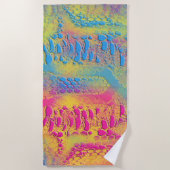 Serviette De Plage PYTHON - moderne fractale décorative - (Devant)