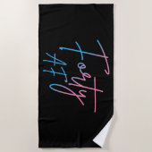 Serviette De Plage Quarante AF II - Cadeau d'anniversaire (Devant)