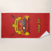 Serviette De Plage Queen Grill (Devant)