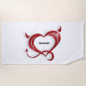 Serviette de plage Queentet (Devant)
