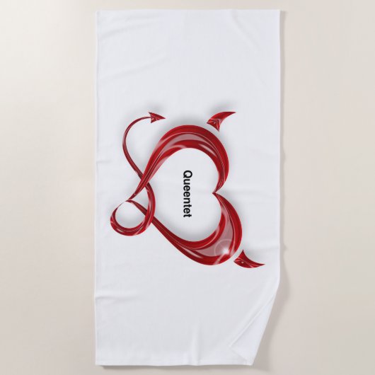 Serviette de plage Queentet (Devant)