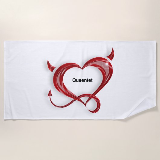 Serviette De Plage Queentet Beach Towel (Devant)