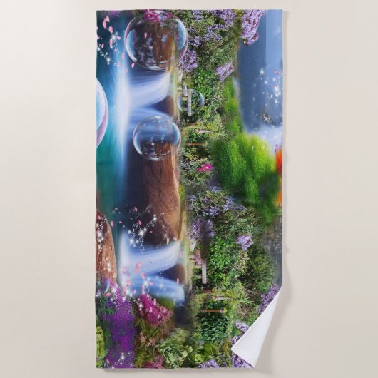 Serviette De Plage Quel monde merveilleux dans lequel je vis (Devant)