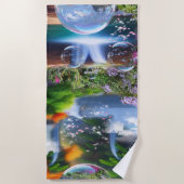 Serviette De Plage Quel monde merveilleux dans lequel je vis (Devant)