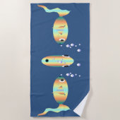 Serviette De Plage Quelque chose de Fishy Beach Towel (Devant)