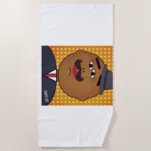 Serviette de plage Quickdraw Art (Devant)