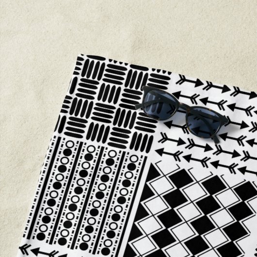 Serviette De Plage Quilt Boho (En situation)
