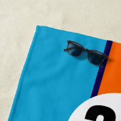 SERVIETTE DE PLAGE RACING 1970 (En situation)