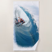 Serviette de plage radicale du surfer 1B (Devant)