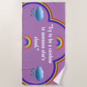 Serviette de plage "Rainbow" (Devant)