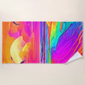 Serviette De Plage Rainbow Beach : Cartoon Fun (Devant)